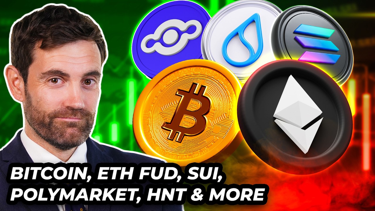 Crypto News: Bitcoin, ETH FUD, Price Predictions, SUI, HNT & MORE!