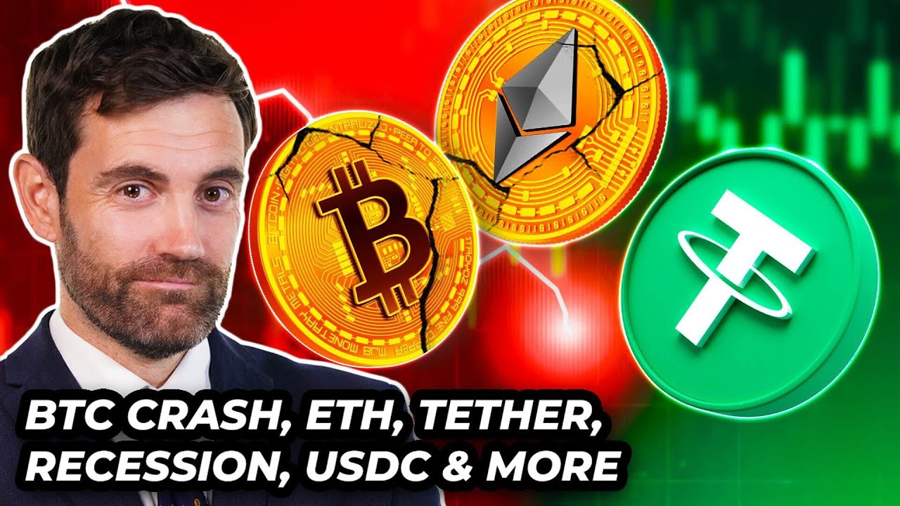 Crypto News: Crypto CRASH, BTC Price, Recession, ETH, Tether & MORE!