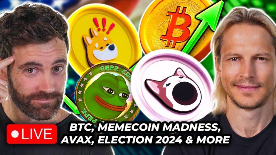 Crypto News: Bitcoin Breakout?? Memecoin Mania!! AVAX Bulls, Election 2024 And More